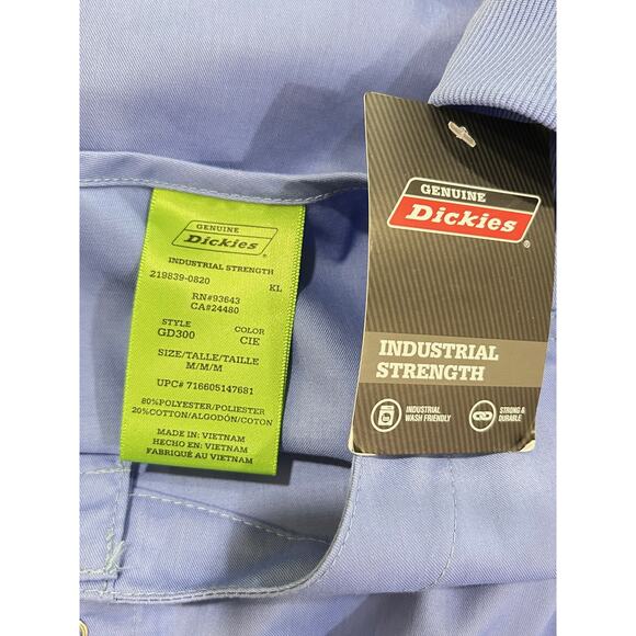 Dickies Womens Lincoln Tech Snap Front Scrub Jacket Ciel Medium NWT - Picture 7 of 8
